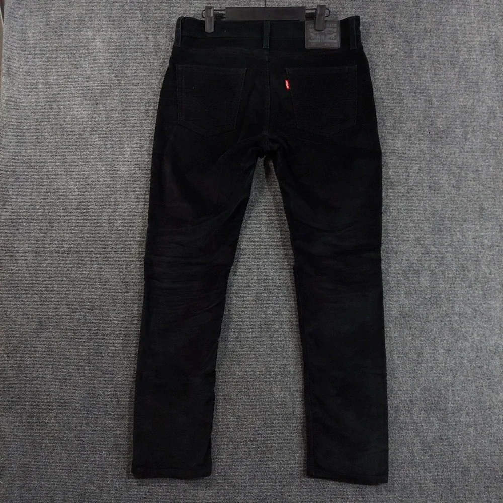 Levi's 511 Slim Fit Pants Mens 32x32 Black Corduroy 04511-1063